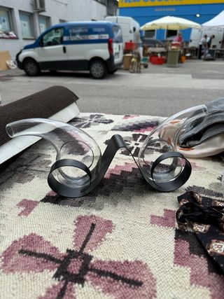 Vasi in vetro | Supporto metallo