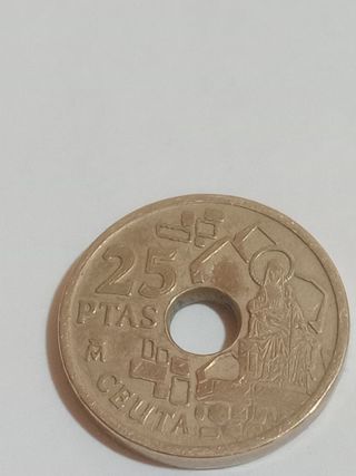 Moneda 25 Ptas Ceuta 1998