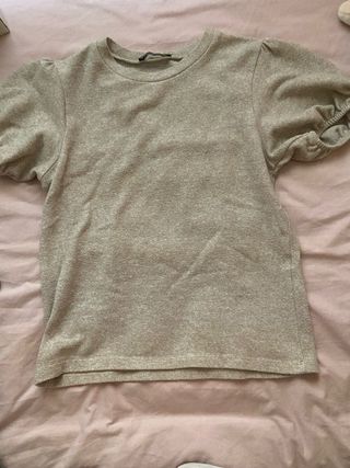 Jersey Zara beige talla S