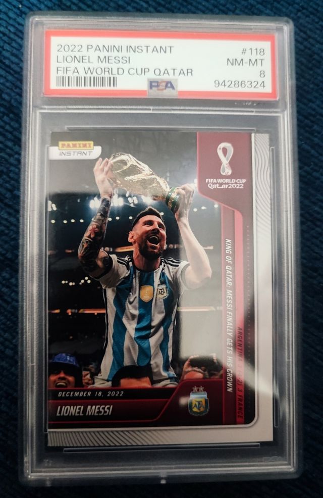 Messi 2022 Panini instant world cup 118