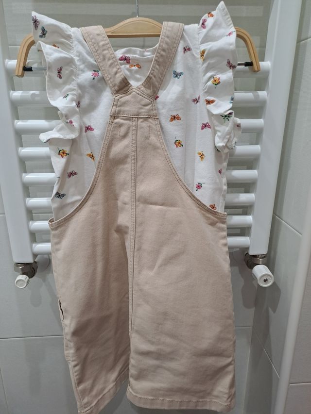 Conjunto niña verano: pichi+camiseta