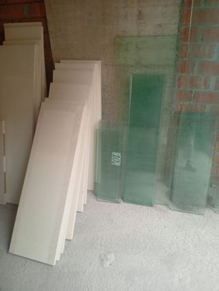 Baldas de vidrio