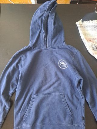 Sudadera Vans niño azul