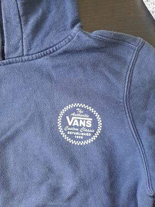 Sudadera Vans niño azul