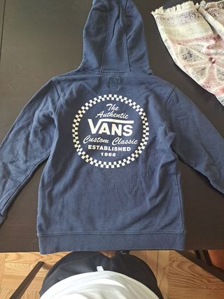 Sudadera Vans niño azul