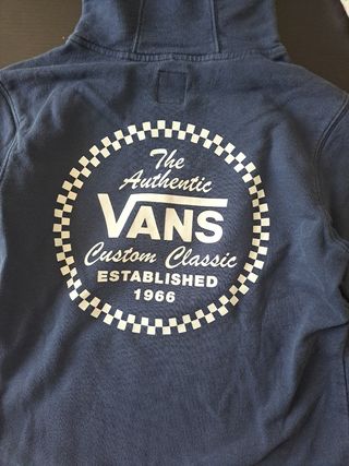 Sudadera Vans niño azul