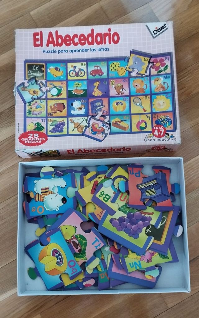 El Abecedario: Puzle 28 piezas