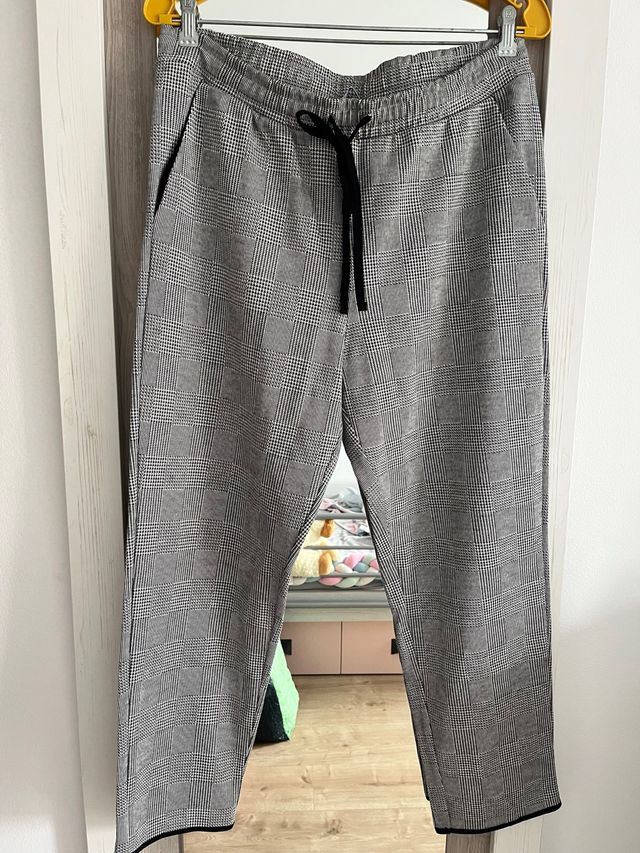 Pantalones Zara - Gris y Negro