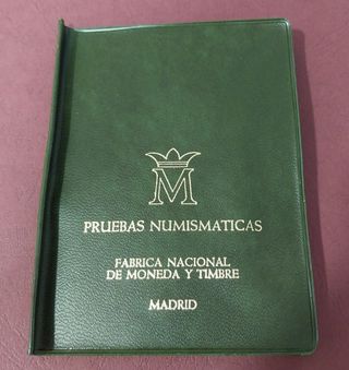 Cartilla de prueba numismática 1977