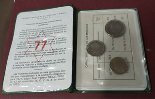 Cartilla de prueba numismática 1977
