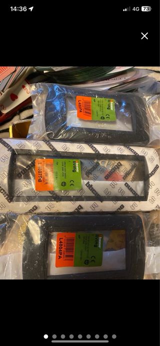 Placche luce Bticino L4807/B