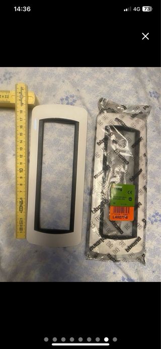 Placche luce Bticino L4807/B