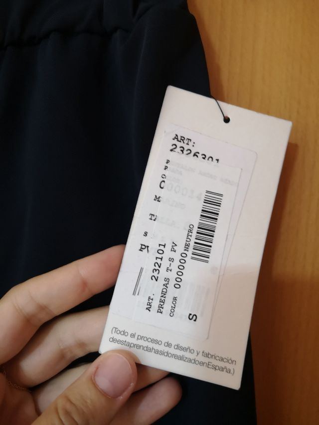 Pantalón ADET azul marino - Talla S