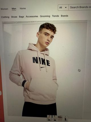 Sudadera Nike rosa | Talla M