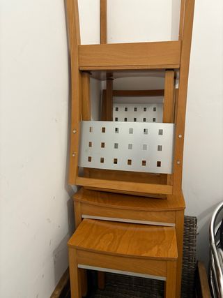 2 Sillas & 2 Taburetes Cocina Madera