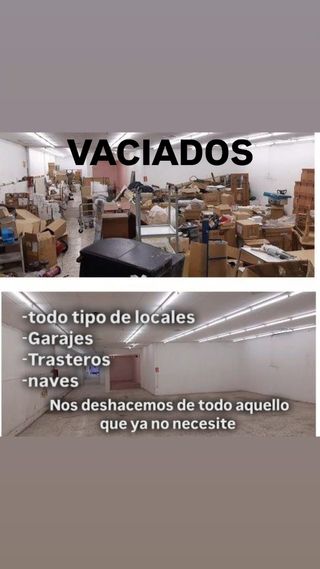 Vaciado de locales y trasteros