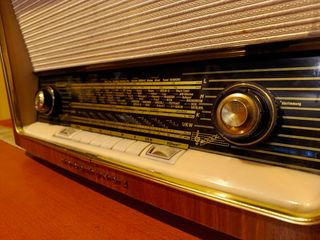 Antigua Radio tocadiscos Nordmende Phonosuper 1955