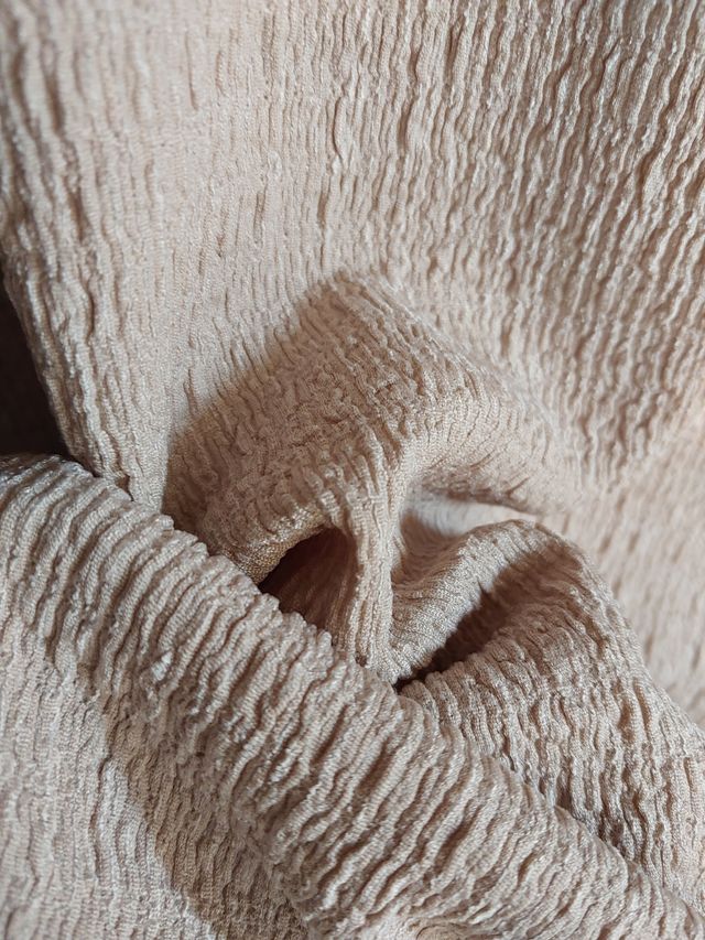 Blusa beige mangas volantes T44-46