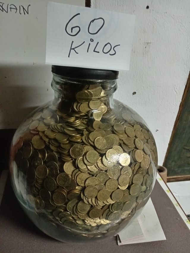 60 kilos monedas antiguas