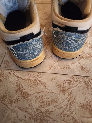 Jordan 1 Low SE Denim - Scarpe Usate