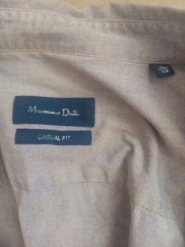 Camisa Massimo Dutti Talla XL Extra Large Size XG