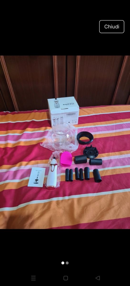 Pulitore elettrico pennelli makeup