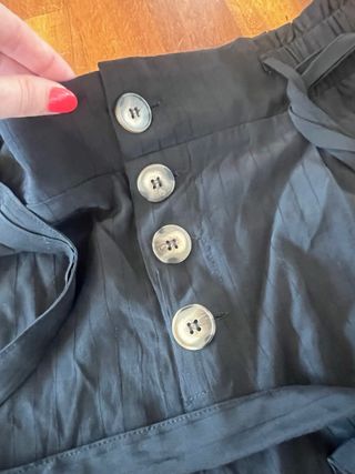 Bermuda nera donna - Viscosa