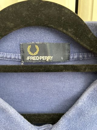 Polo Fred Perry Vintage Azul - Talla L