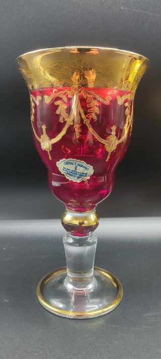 Servizio liquori Murano: bicchieri e brocca