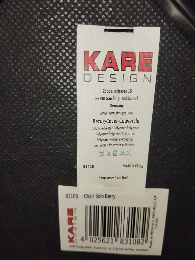 Silla de marca alemana Kare Design