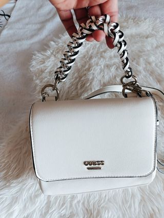 Bolso Guess blanco bandolera para cruzar