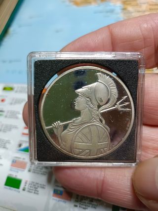 monedas conmemorativas bañadas y chapadas en plat
