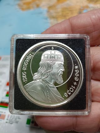 monedas conmemorativas bañadas y chapadas en plat