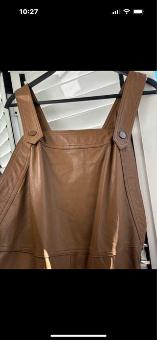 Mono piel marrón Zara