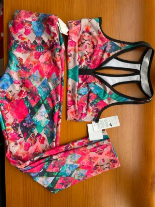 Conjunto deportivo mujer multicolor