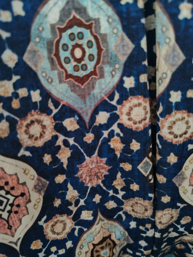 Pantalon estampado azul