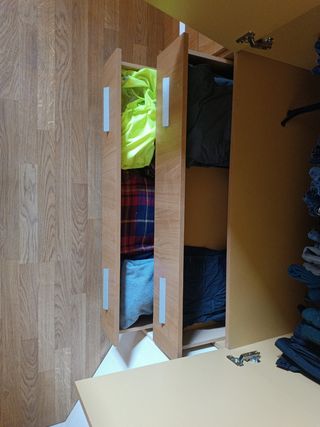 Armario madera 4 puertas