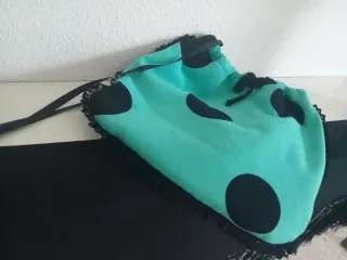 Traje flamenca turquesa /verdoso