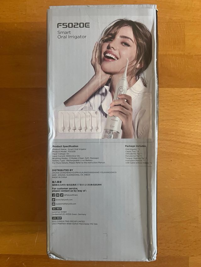 Fairywill F5020E - Irrigador Bucal