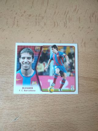 Cromo Oleguer F.C. Barcelona 2005-2006