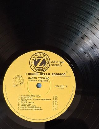 LP Canto Tzigano - Valentin Baglaenko