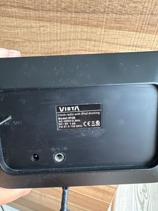 Altavoz VIETA iPod: Radio Reloj