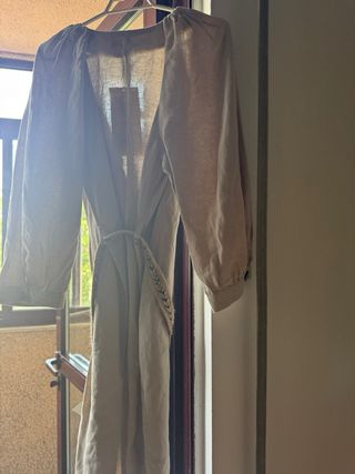 Vestido Zara beige - Talla xs