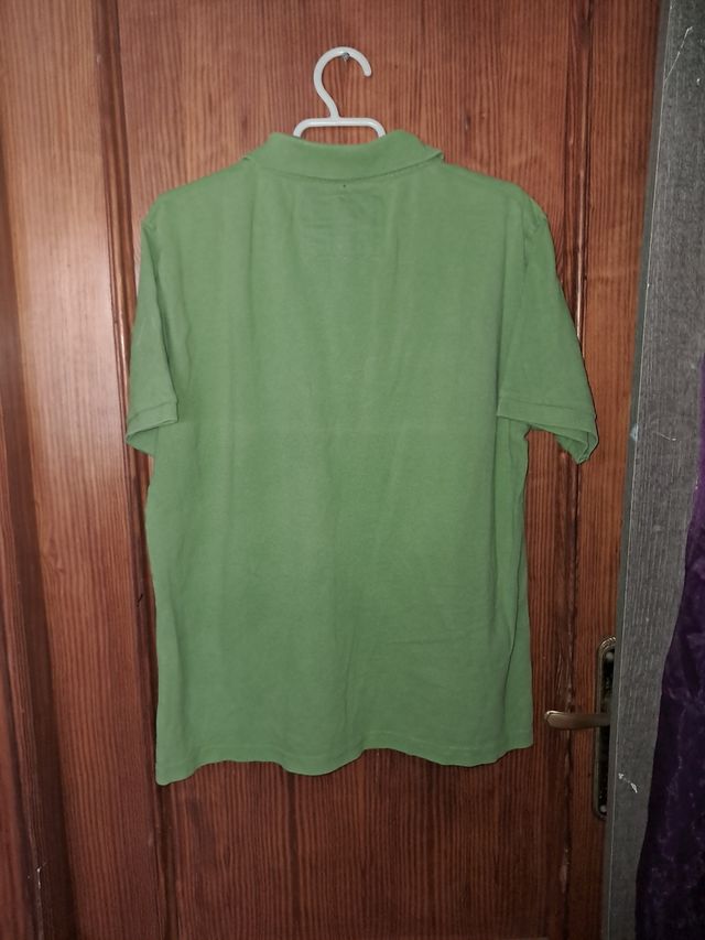 Polo verde Zara T L 40
