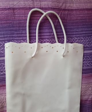 Borsa bianca rigida