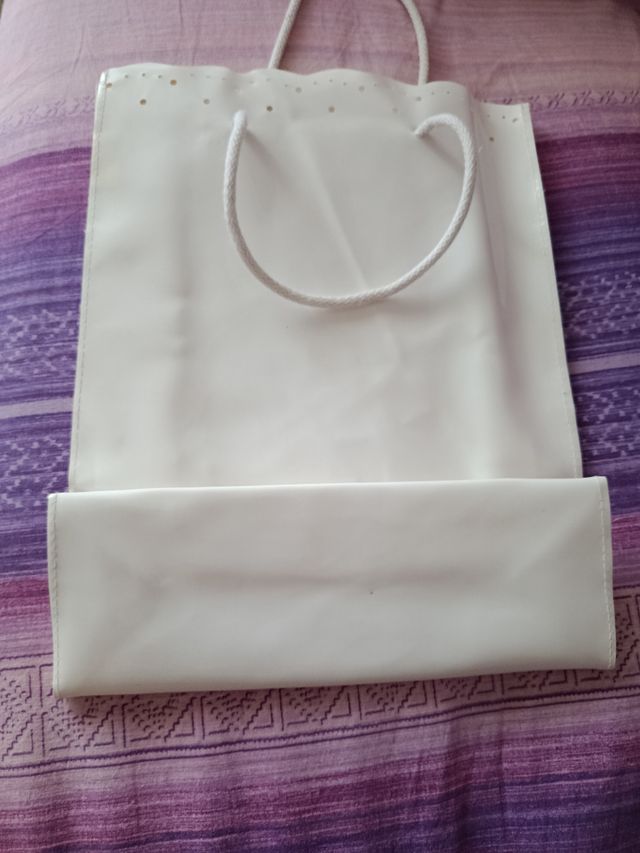 Borsa bianca rigida