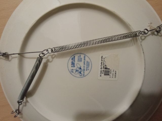 Plato decorativo gato - A Loja do Gato Preto