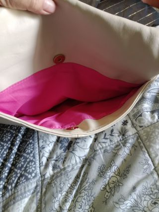 Bolso beigebandolera