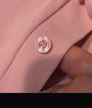 Polo Fred Perry rosa talla M
