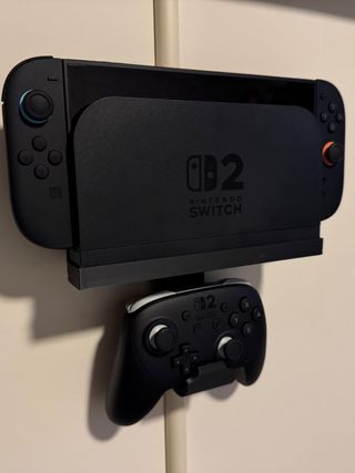 Soporte Pared y mando Nintendo switch 2